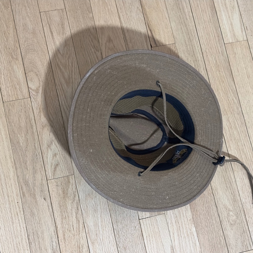 Mens Outdoor Safari Boonie‎ Hat Sun Protection Mesh Ventilation Drawstring - Picture 4 of 8